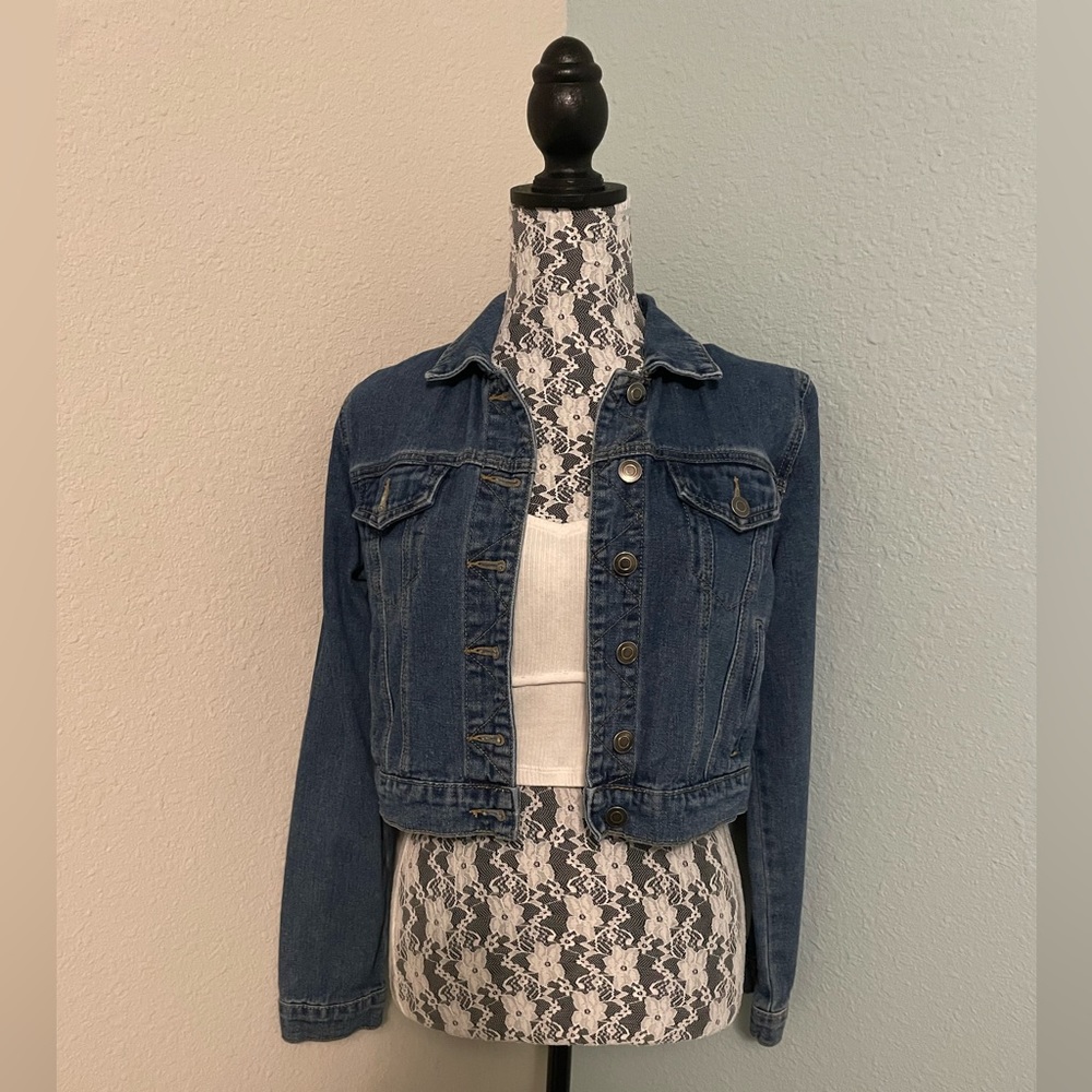 Forever 21, small , cropped Jean jacket